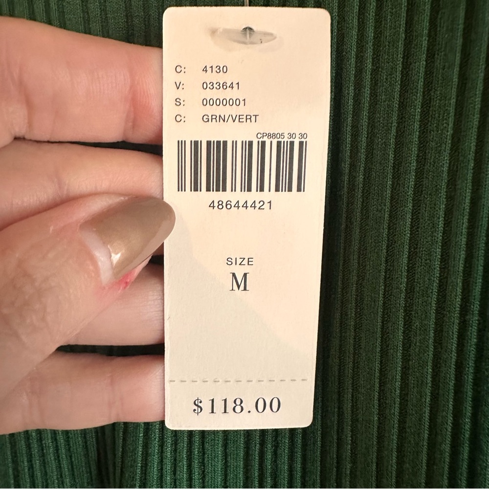 Anthropologie Asymmetrical Green Dress - Picture 9 of 9